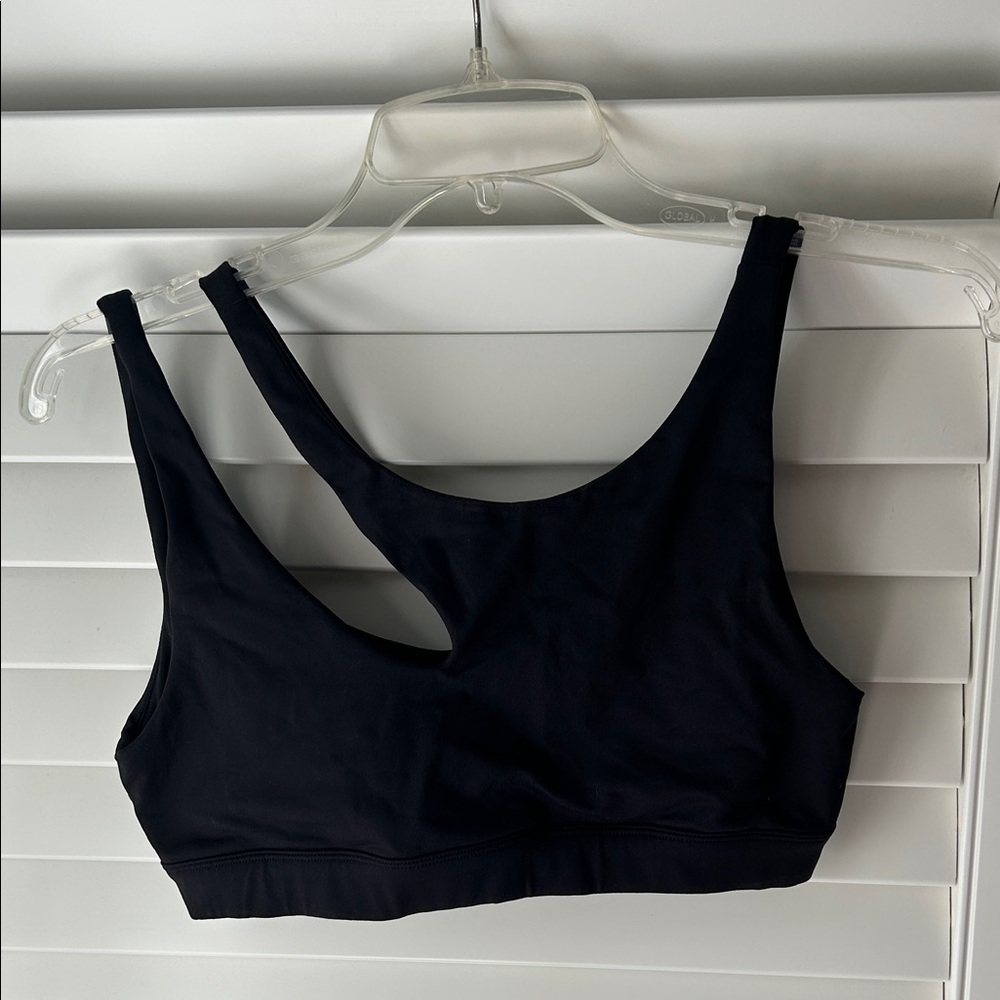 ALO Yoga Midnight Black Sports Bra